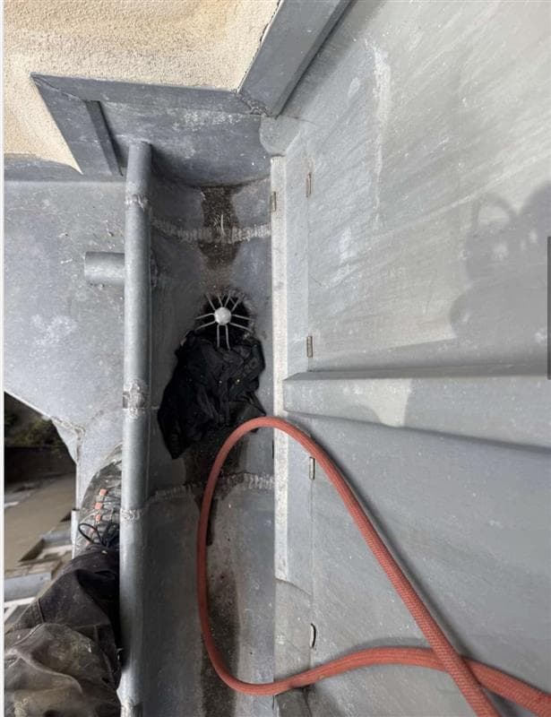 Réparation évacuation pluviale