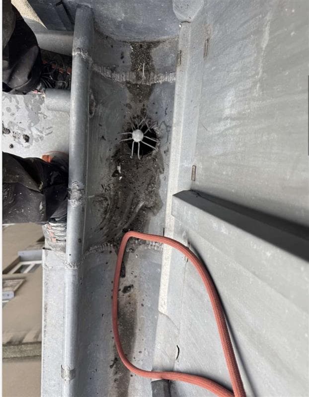 Nettoyage évacuation toiture