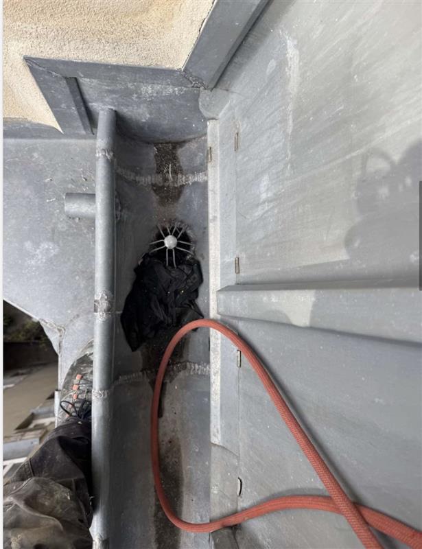 Réparation évacuation pluviale