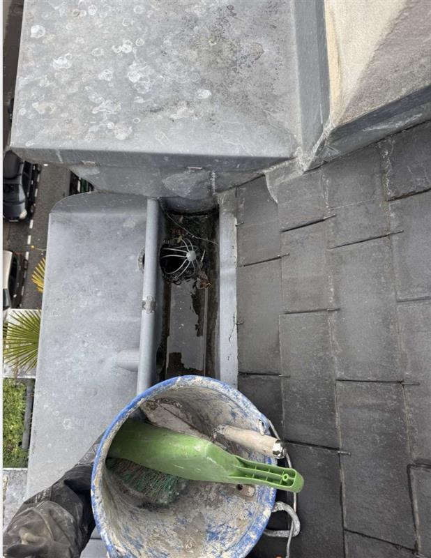 Réfection chéneau zinc